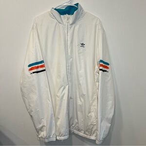 Vintage Adidas Court Spec White Enery Blue Energy Men's Jacket XL